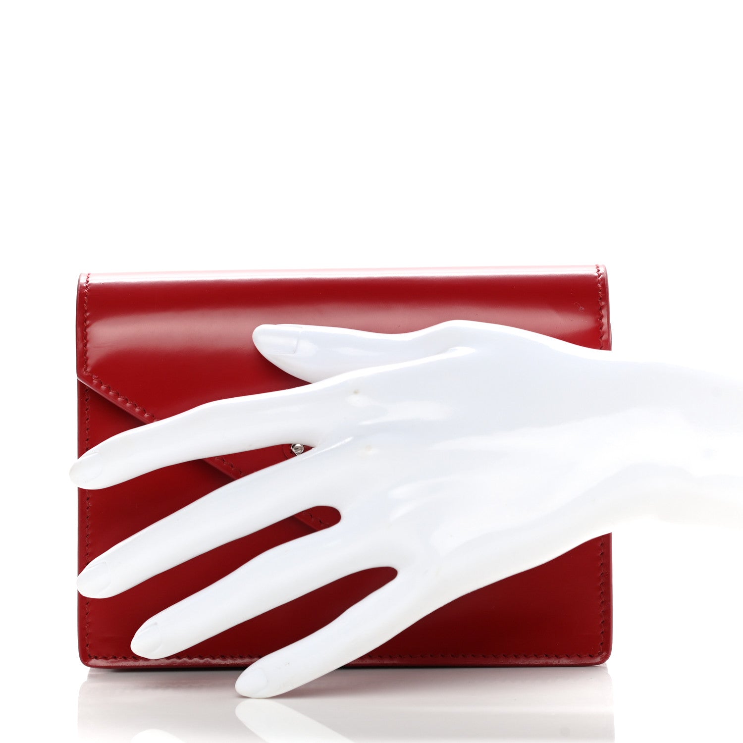 Prada Spazzolato Playing With Cards Case Scarlatto 2 of 9