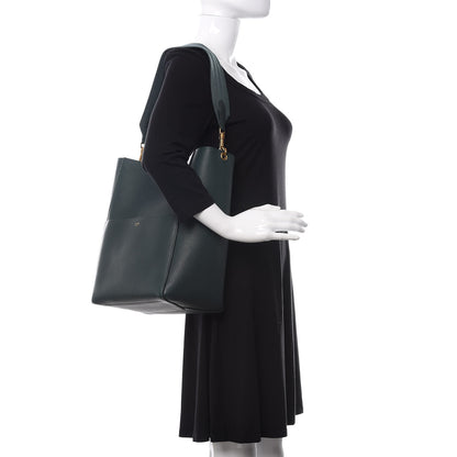 Celine Soft Grained Calfskin Sangle Bucket Bag Amazone 2 of 10