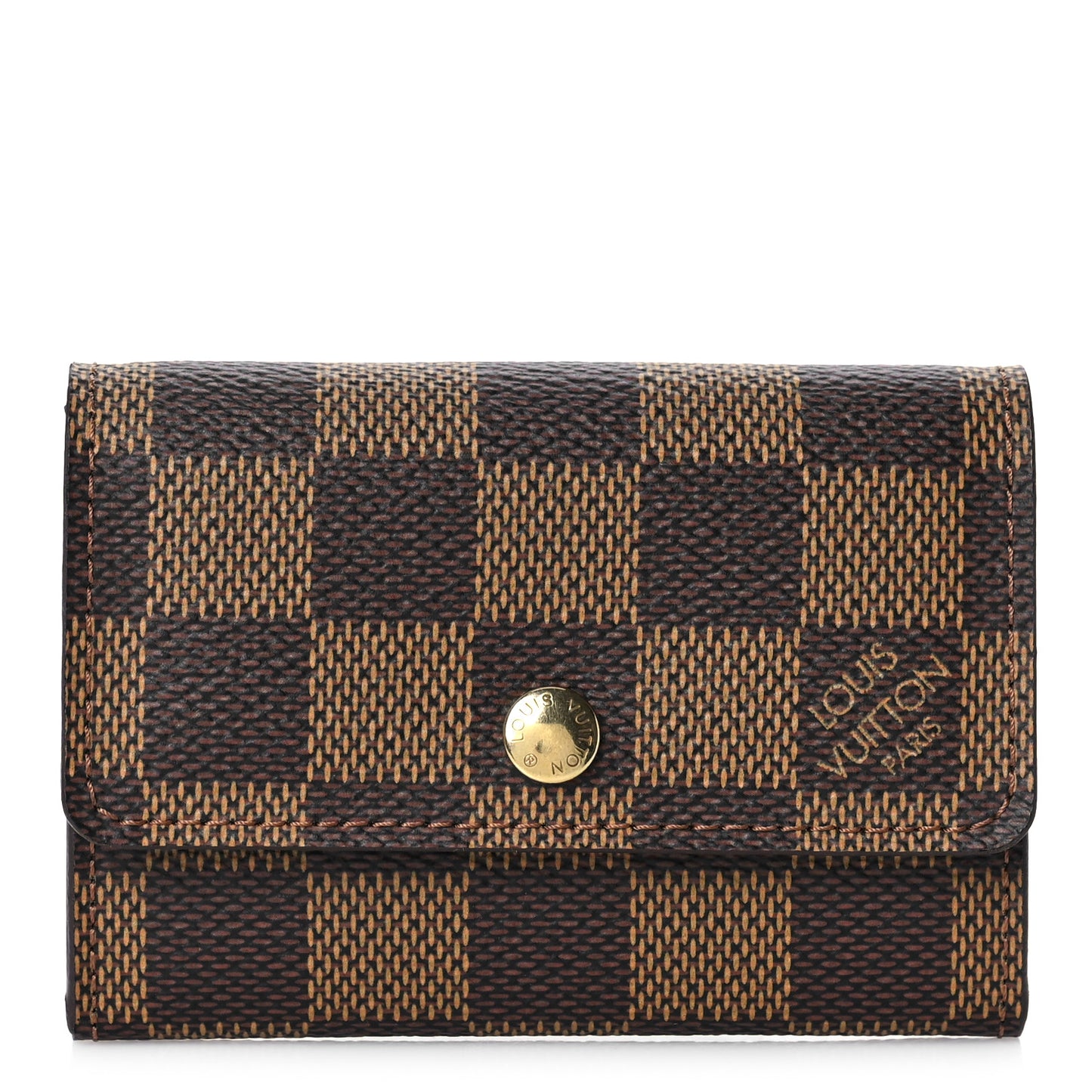 Damier Ebene Porte-Monnaie Plat Coin Purse