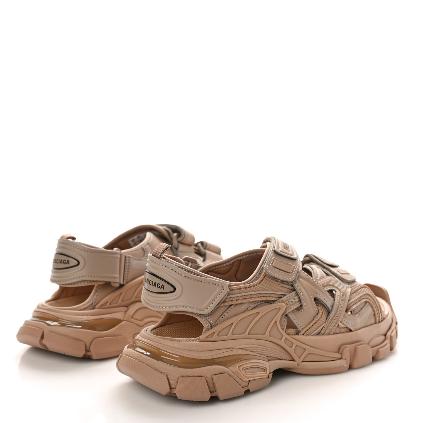 Neoprene Rubber Womens Track Sandals 37 Full Beige