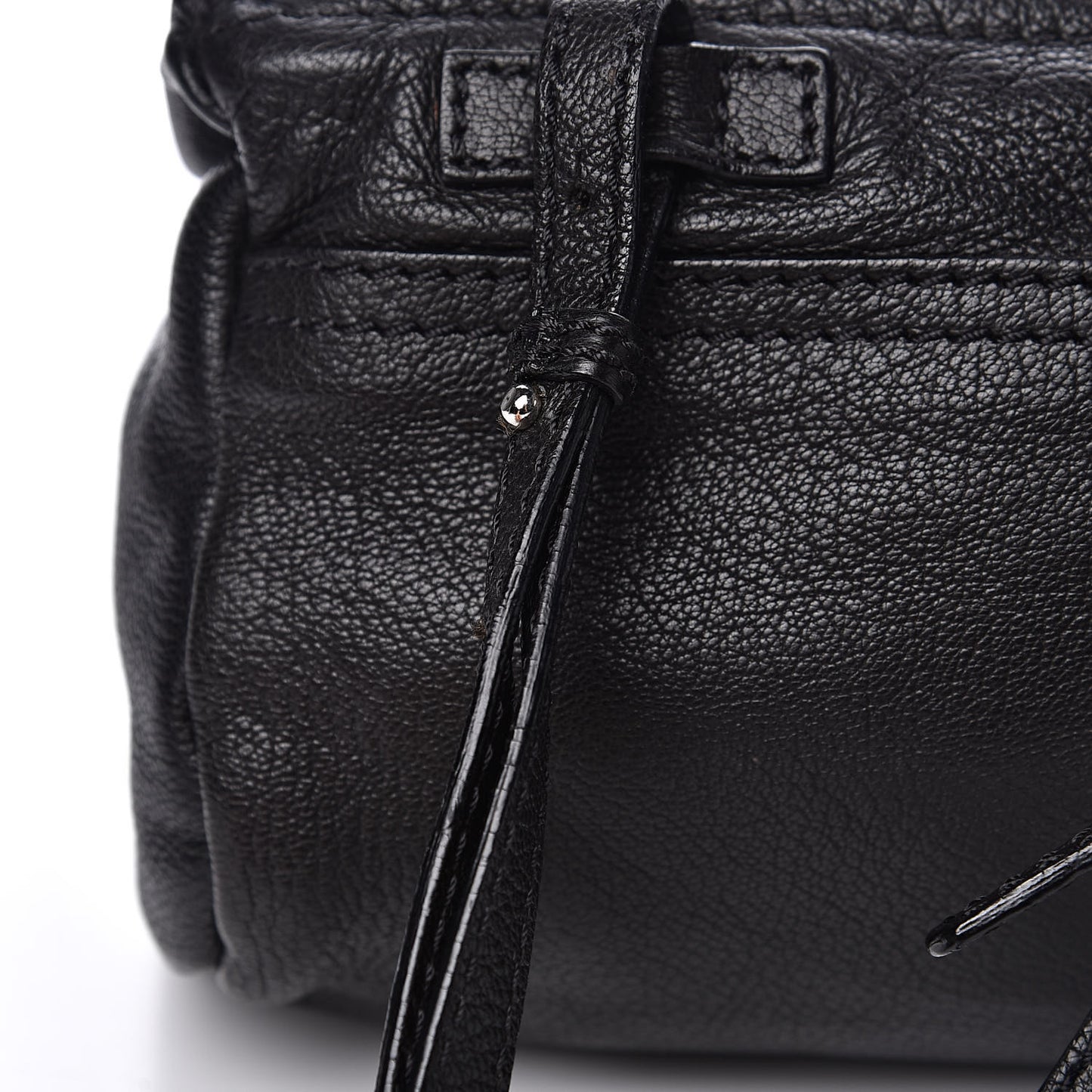 Sugar Goatskin Mini Pandora Black