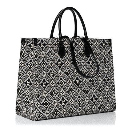 Louis Vuitton Jacquard Since 1854 Onthego GM Grey 3 of 13
