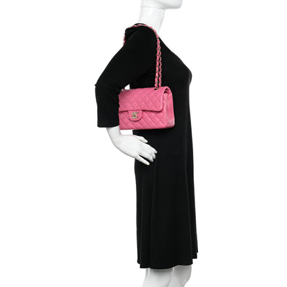 Chanel Caviar Quilted Small Double Flap Pink 3 of 11