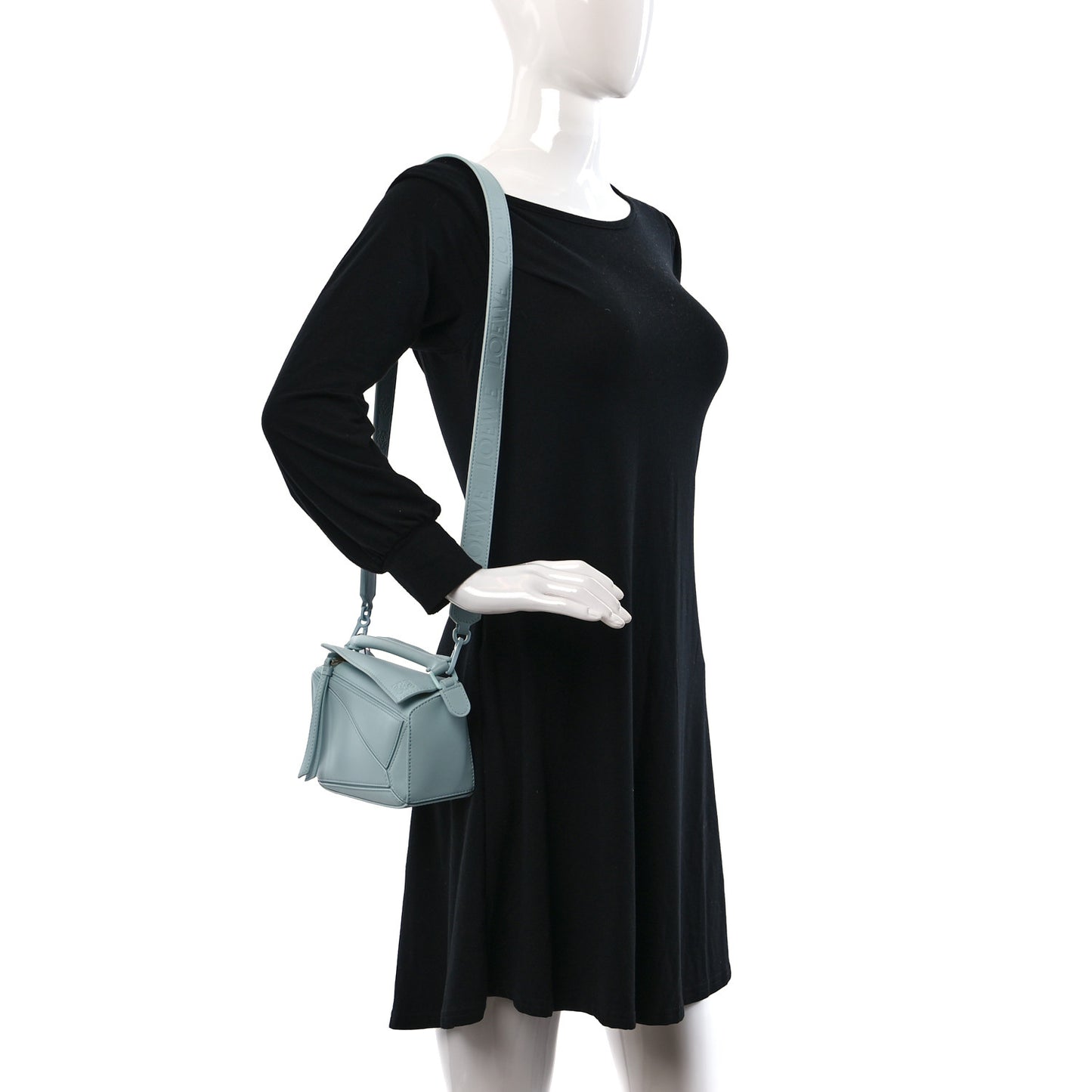 Calfskin Mini Puzzle Bag Iceberg