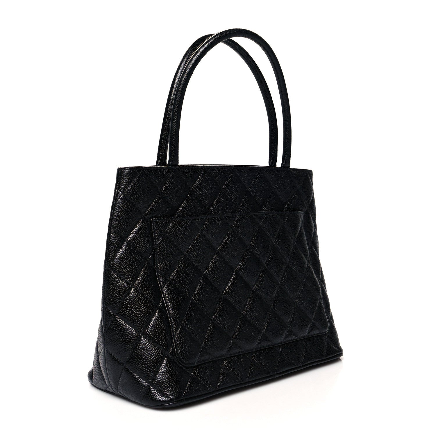 Chanel Caviar Quilted Medallion Tote Black 3 of 11
