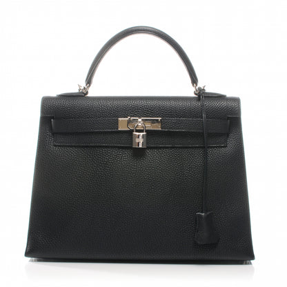 Hermes Togo Kelly 32 Rigide Black 1 of 10
