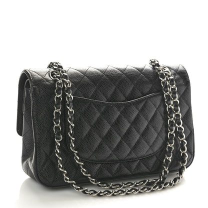 Chanel Caviar Quilted Medium Double Flap Black 3 of 10