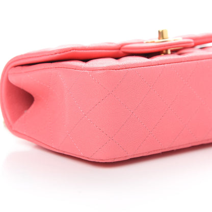 Chanel Caviar Quilted Mini Top Handle Rectangular Flap Pink 9 of 12