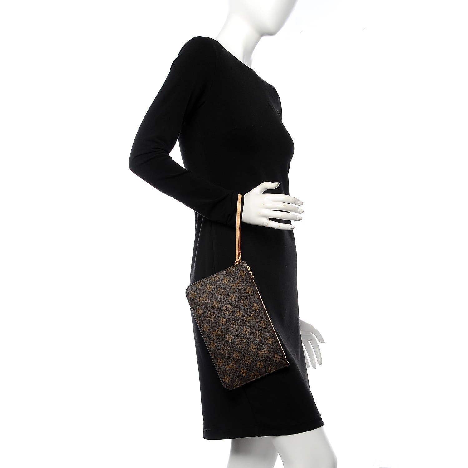 Louis Vuitton Monogram Neverfull MM GM Pochette 2 of 8