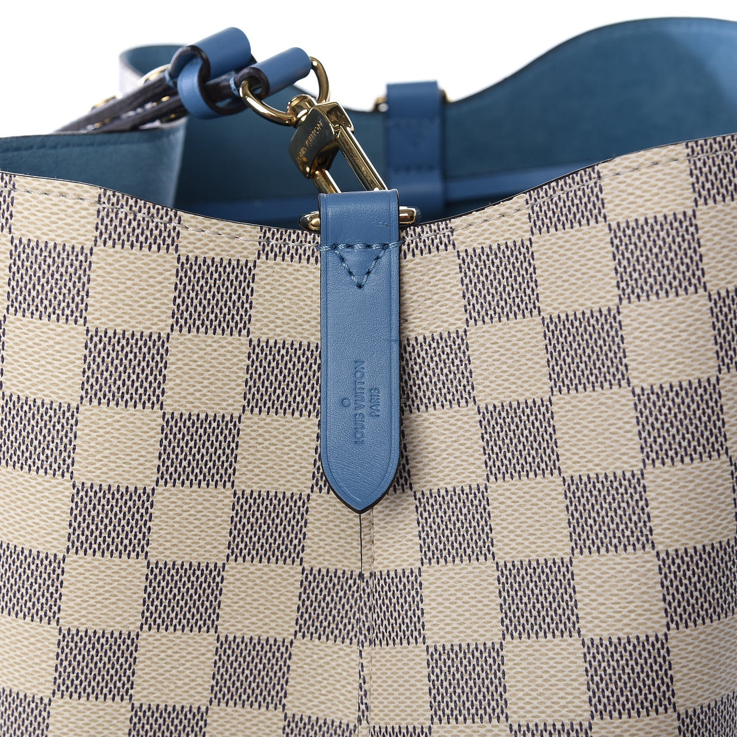Damier Azur Neonoe MM Bleuet