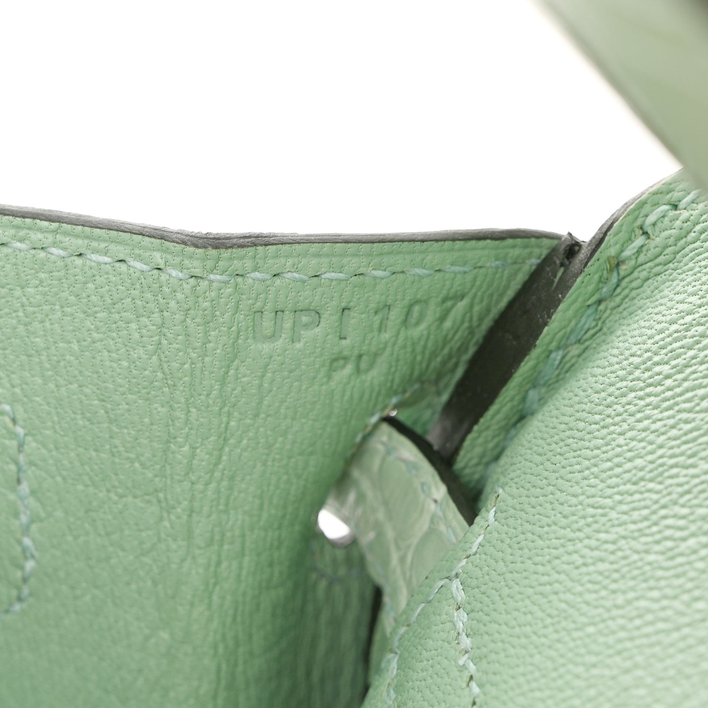 Matte Alligator Birkin 25 Vert D'eau