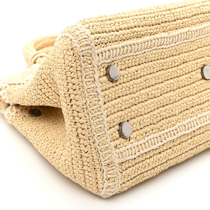 Saint Laurent Raffia Small Rive Gauche Cabas Naturale 7 of 8