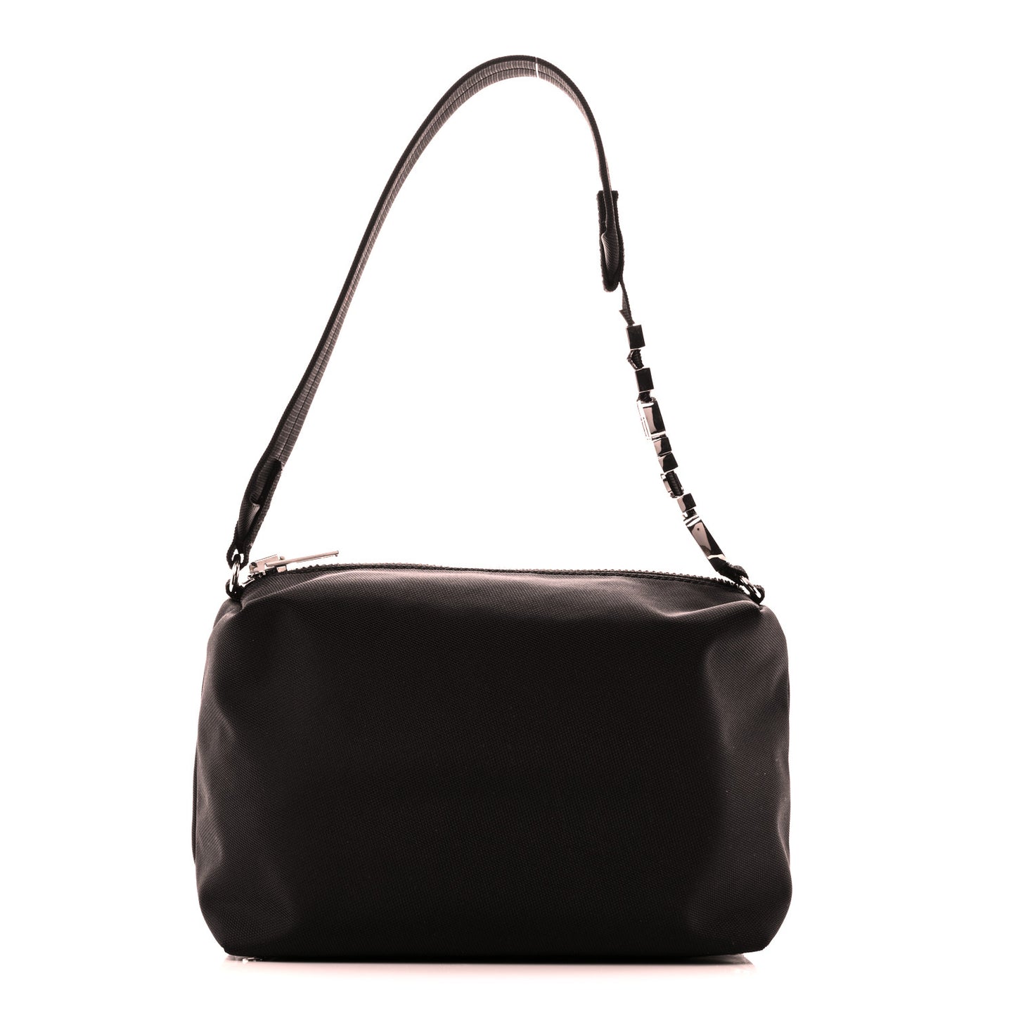 Nylon Canvas Heiress Sport Shoulder Bag Black
