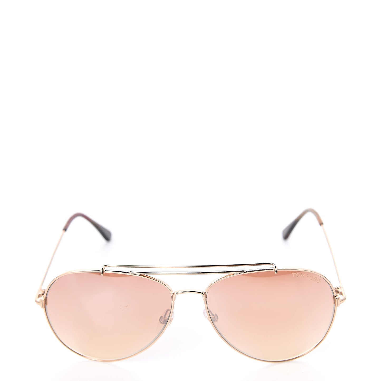 Indiana Aviator Sunglasses TF497 Brown Gold