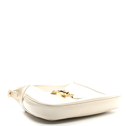 Gucci Boarded Dyana Lux Calfskin Small Jackie 1961 Hobo Mystic White 4 of 11
