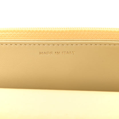 Chanel Wool Tweed Quilted Chanel 19 Wallet On Chain WOC Yellow 7 of 11