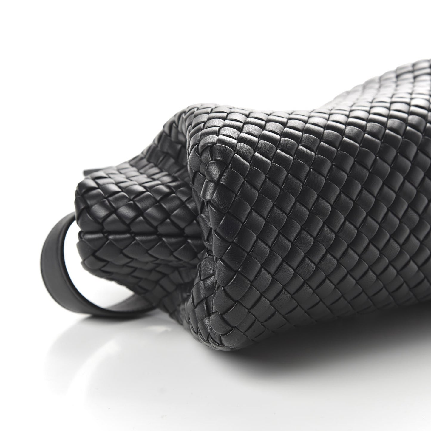 Nappa Intrecciato Small Padded The Handle Black