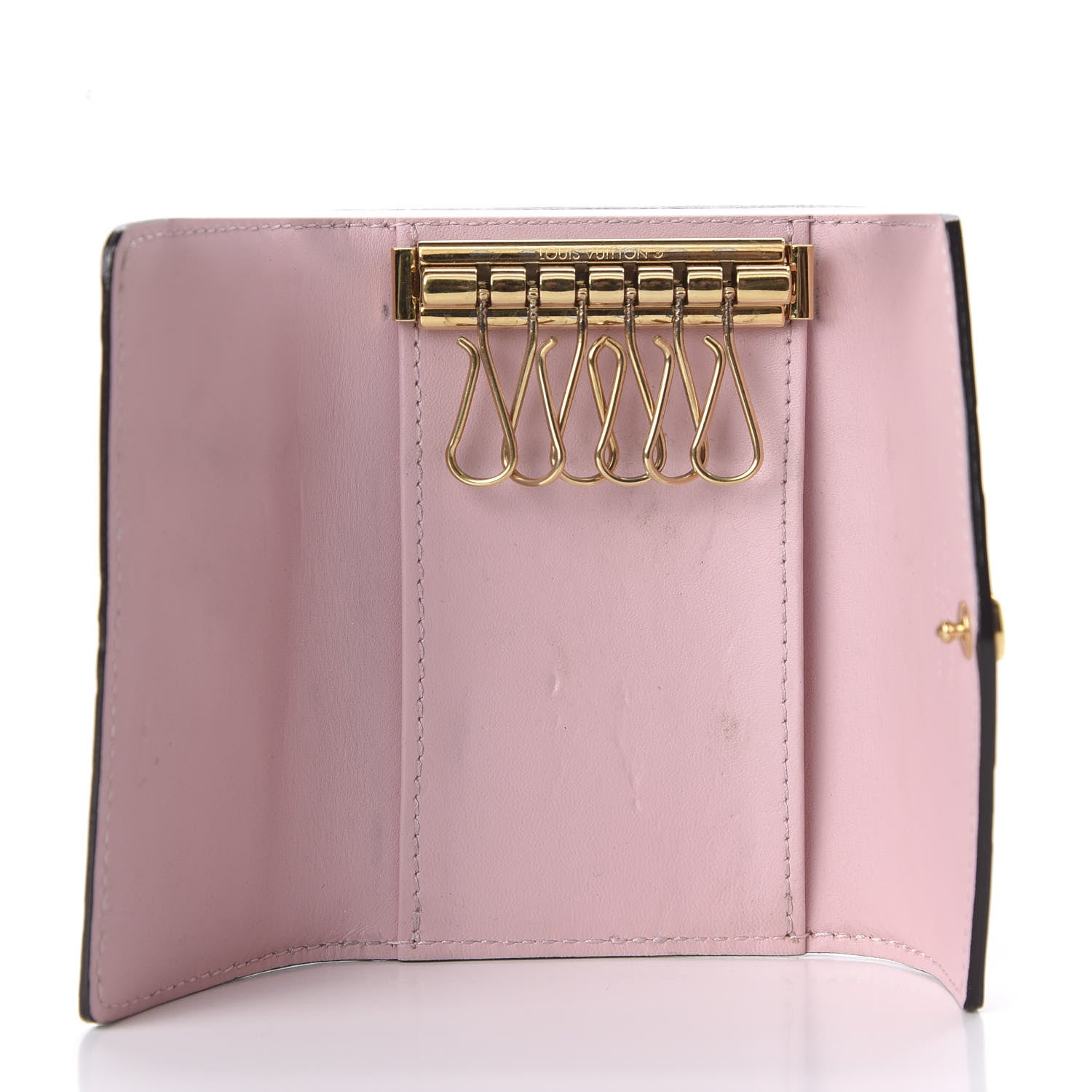 Louis Vuitton Vernis Multicles 6 Key Holder Rose Ballerine 5 of 10