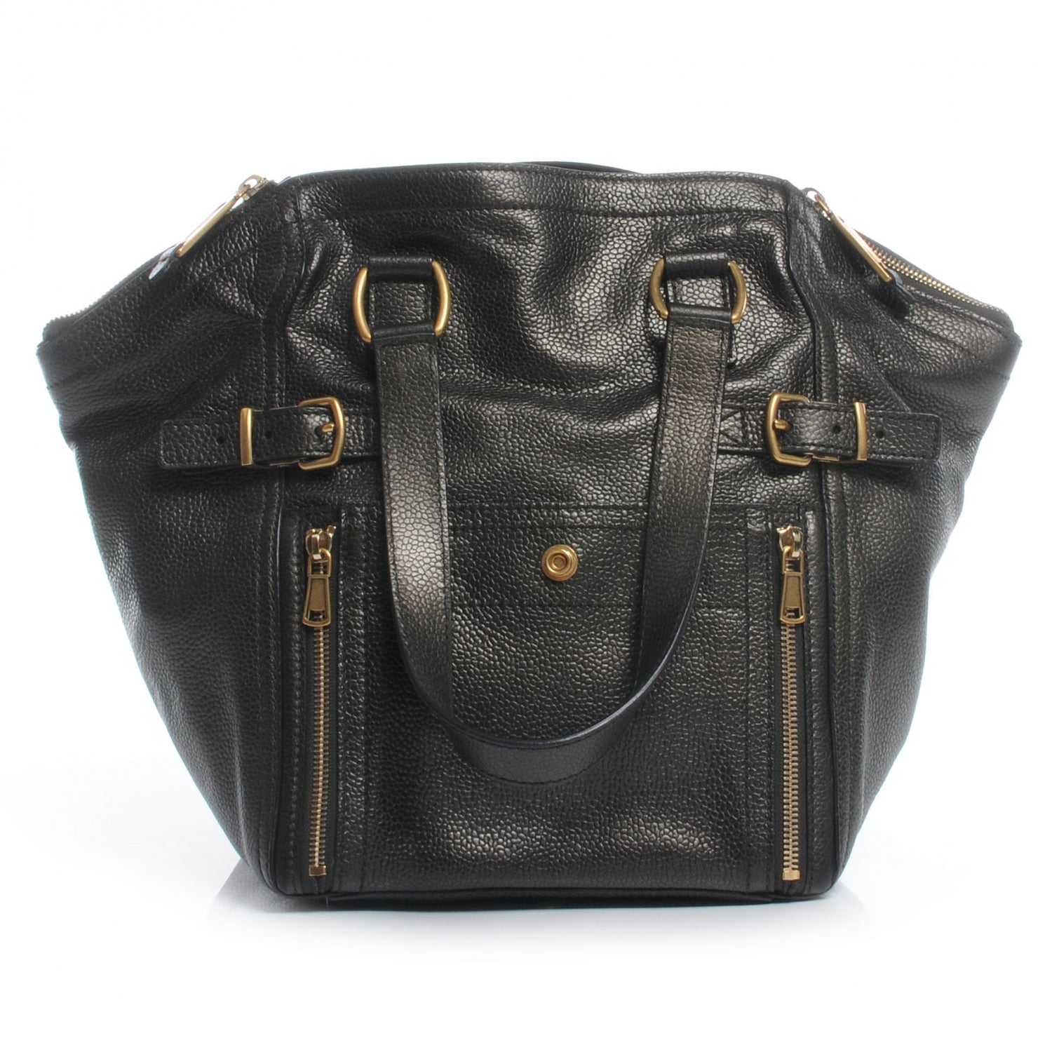 Saint Laurent Leather Medium Downtown Metallic Brown 1 of 7