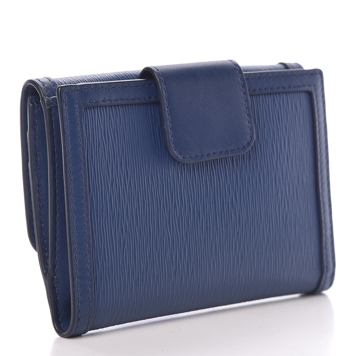 Vitello Move Bow Compact Wallet Bleuette