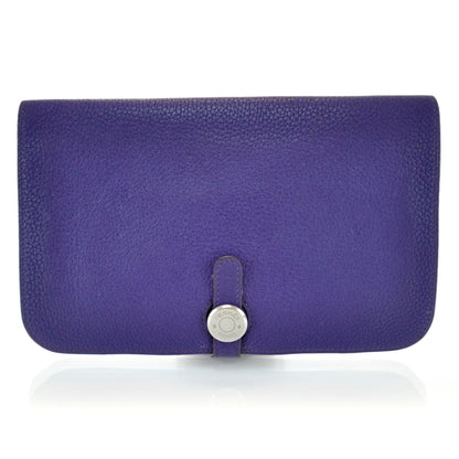 Hermes Togo Dogon Combined Wallet Iris 1 of 10