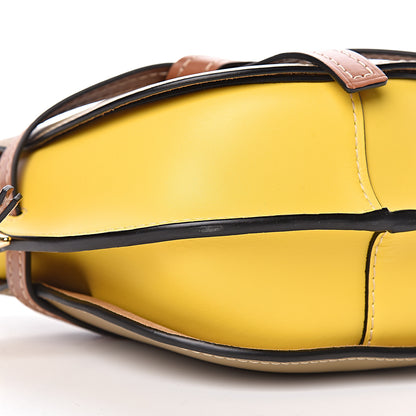 Loewe Calfskin Small Gate Crossbody Bag Mocca Yellow Pecan 7 of 9