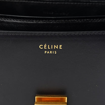 Celine Box Calfskin Medium Classic Box Flap Bag Navy 6 of 17
