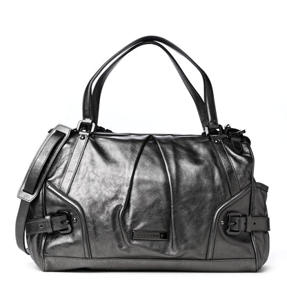 Burberry Metallic Calfskin Miley Diaper Bag Trench 1 of 4