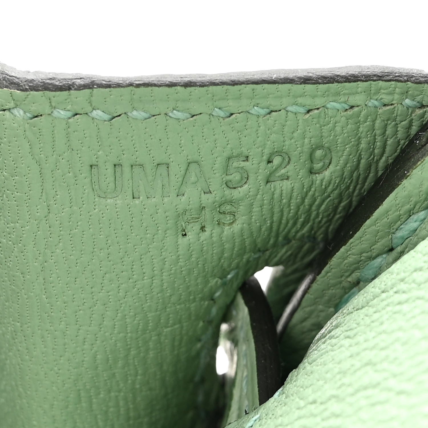 Hermes Matte Alligator Birkin 25 Vert D'eau 7 of 12