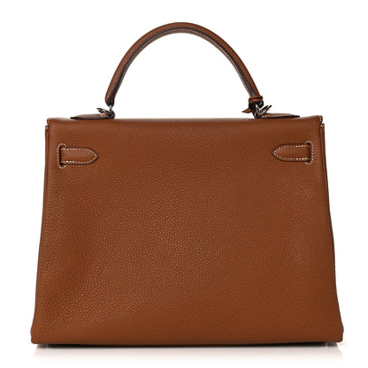 Hermes Togo Kelly Retourne 32 Gold 3 of 34