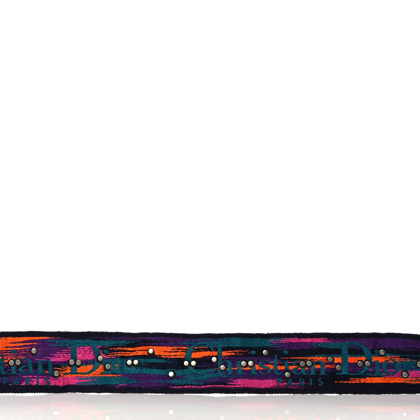 Canvas Embroidered Studded Mexico Shoulder Strap Multicolor