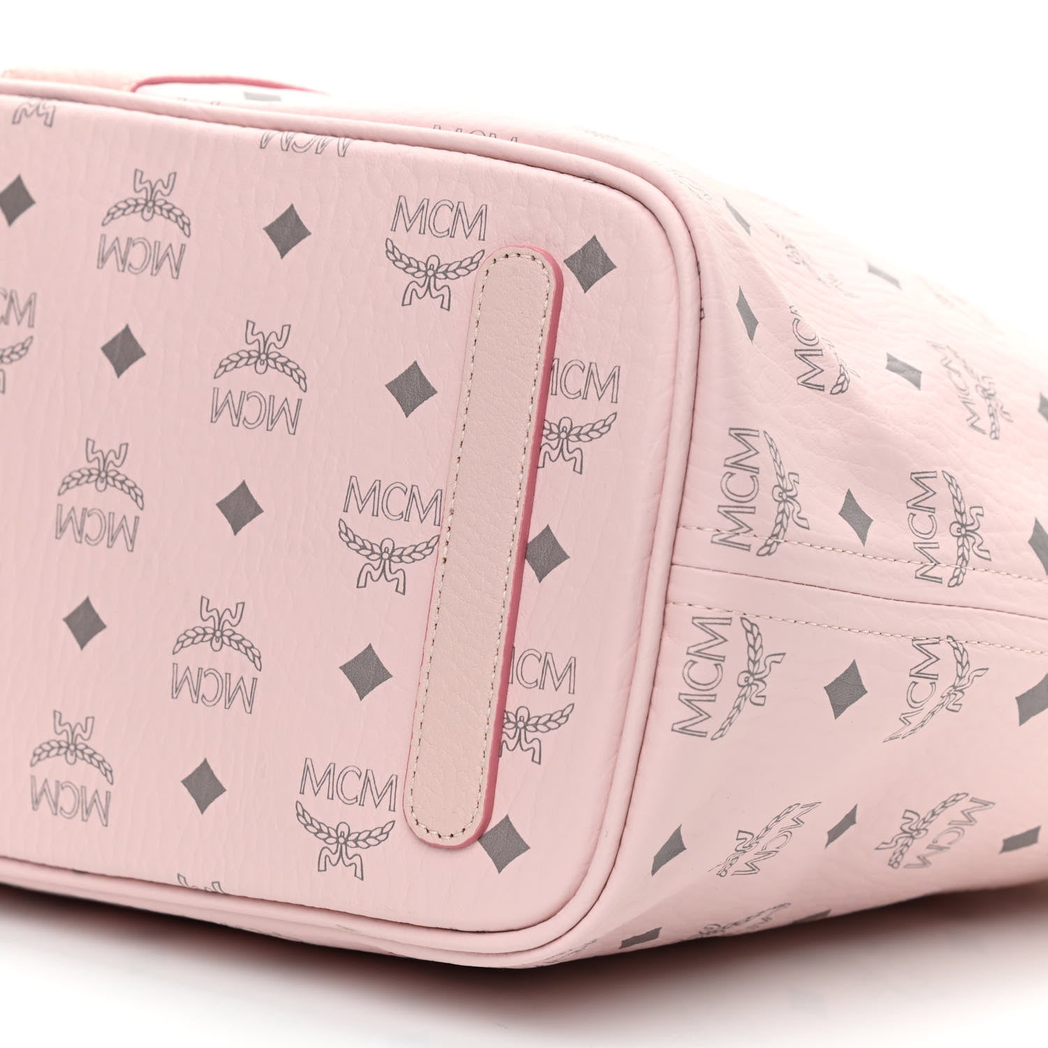 MCM Visetos Medium Liz Reversible Shopper Tote Powder Pink 12 of 13