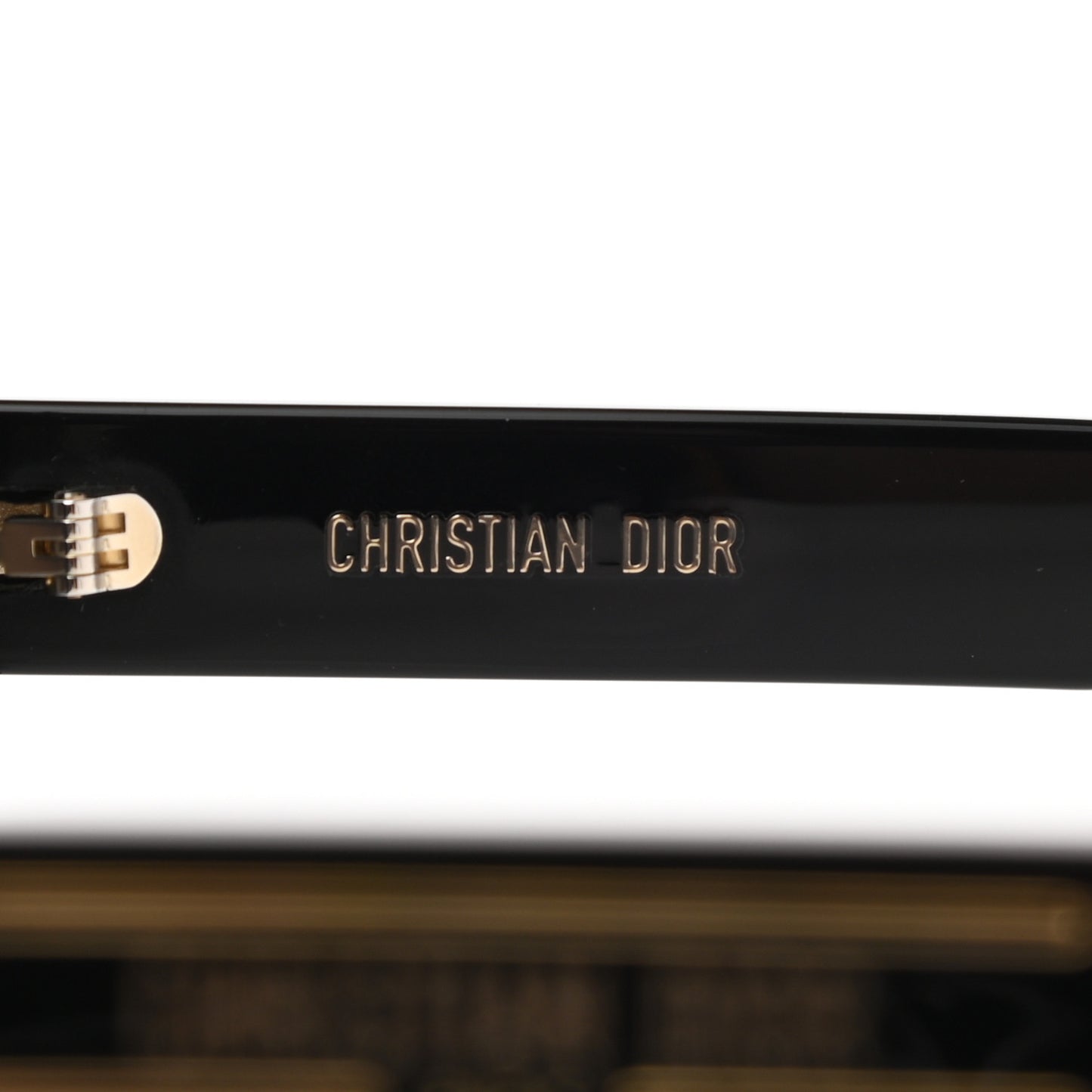Acetate Diorsignature S1U Square Sunglasses Black