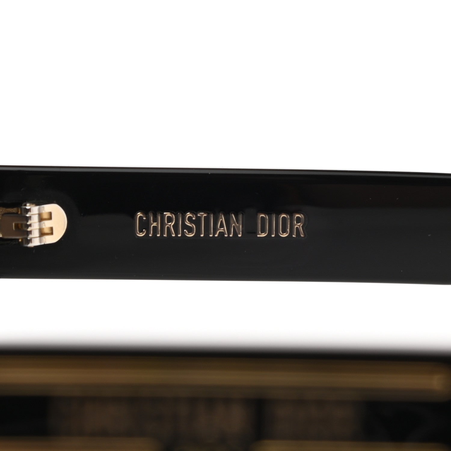 Christian Dior Acetate Diorsignature S1U Square Sunglasses Black 6 of 9