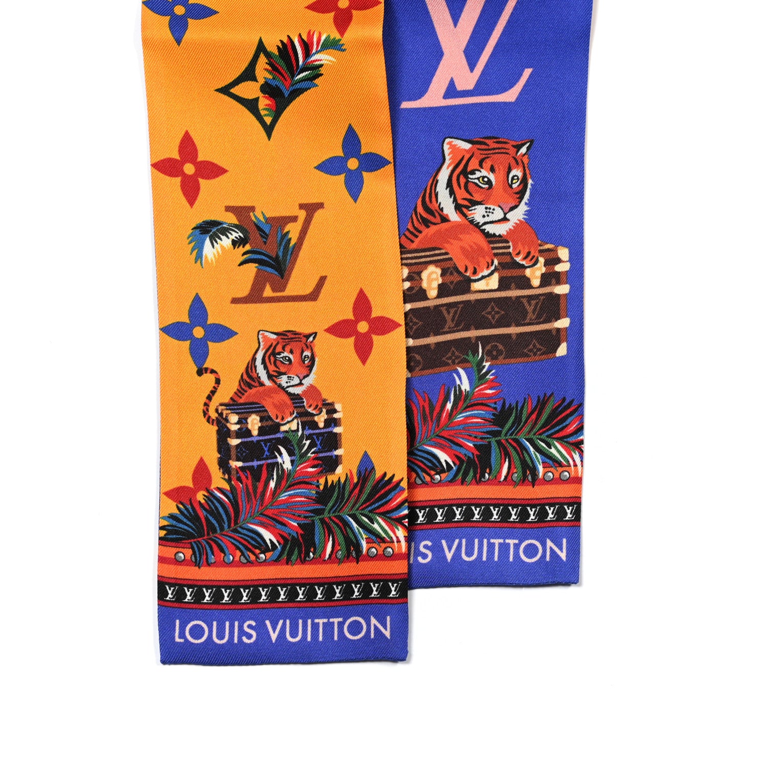 Louis Vuitton Silk Monogram Precious Tiger Bandeau Yellow 2 of 3