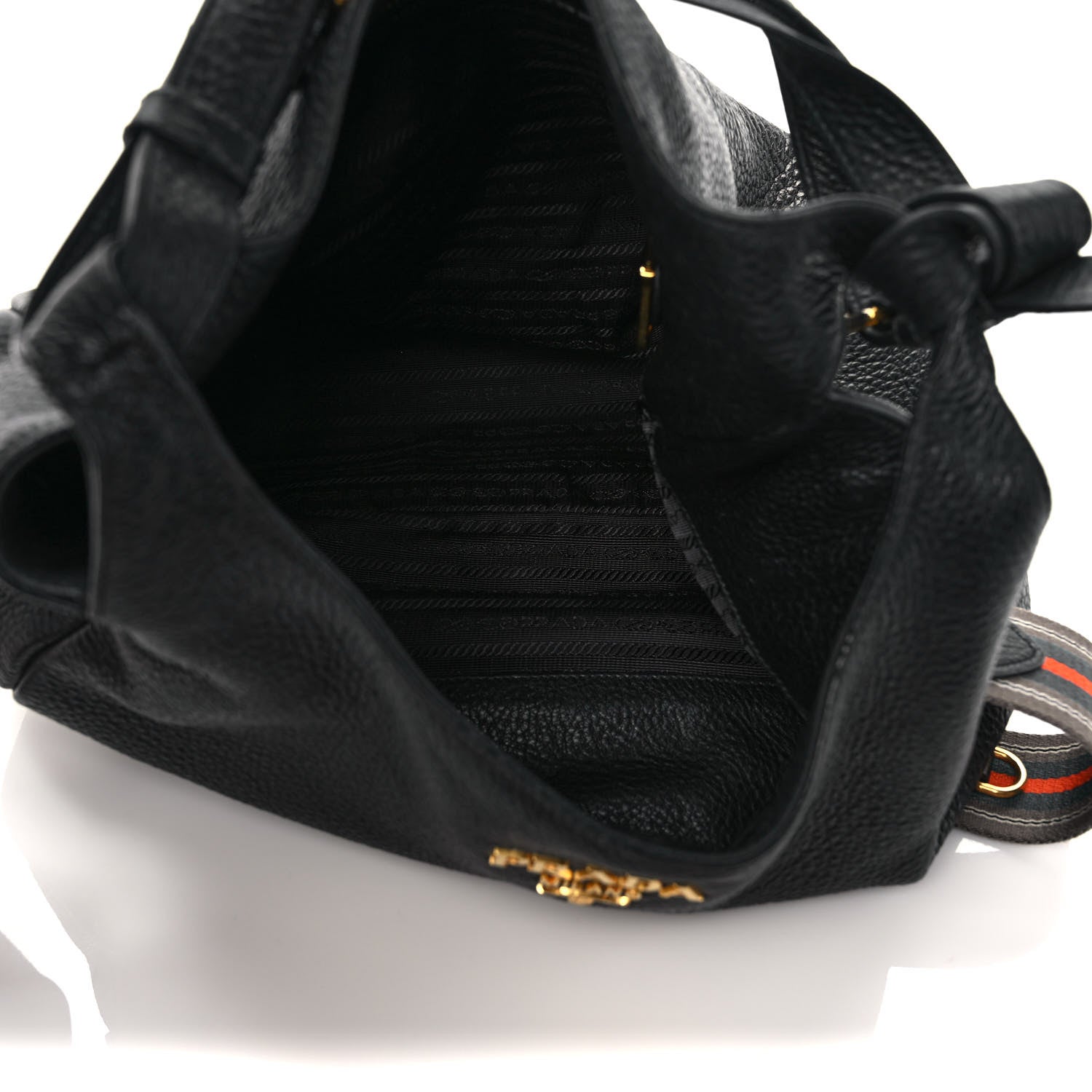 Prada Vitello Daino Bag Black 5 of 11