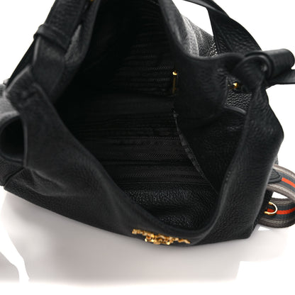 Prada Vitello Daino Bag Black 5 of 11