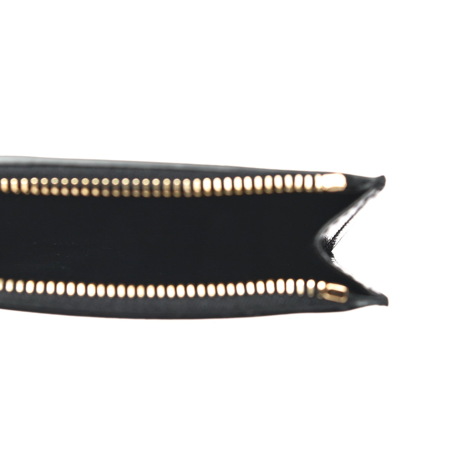 Saint Laurent Calfskin 5 Fragments Zip Pouch Card Holder Black 5 of 12