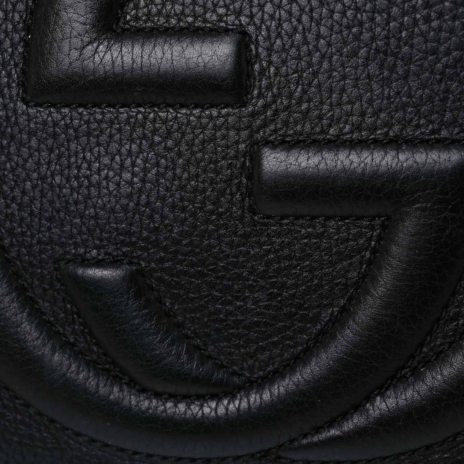 Gucci Pebbled Calfskin Large Soho Hobo Black 23 of 24
