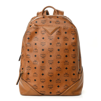 MCM Visetos Medium Duke Backpack Cognac 1 of 11
