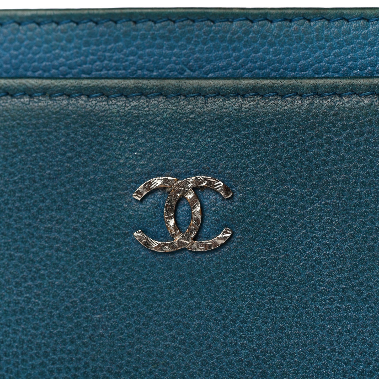 Caviar Card Holder Blue
