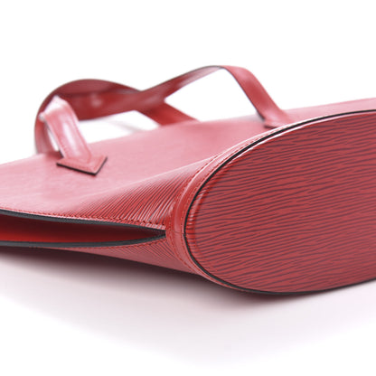 Louis Vuitton Epi Saint Jacques PM Castillan Red 6 of 10