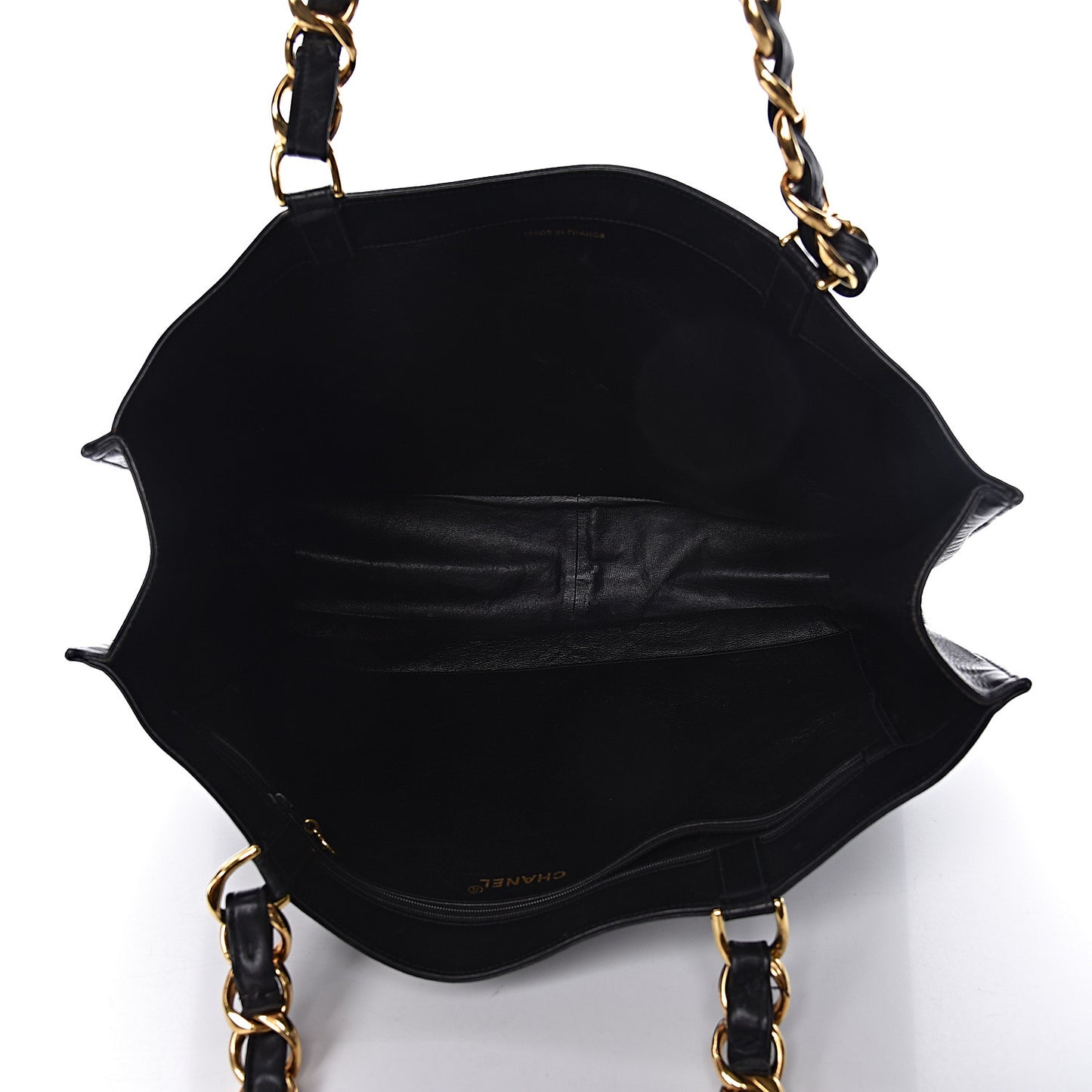 Calfskin CC Tote Black