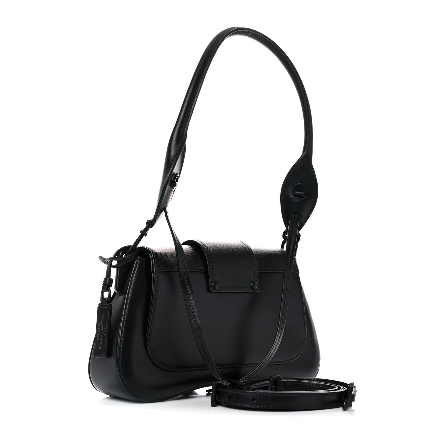 City Calfskin Sidonie Shoulder Bag Black