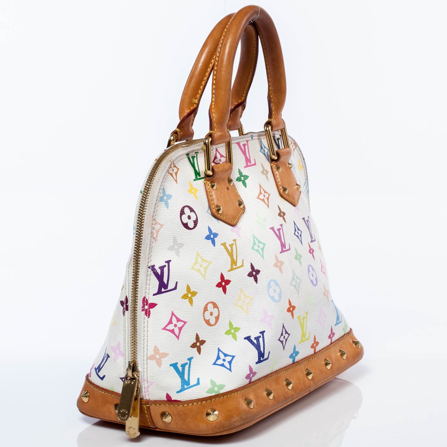 Louis Vuitton Monogram Multicolor Alma White 4 of 7