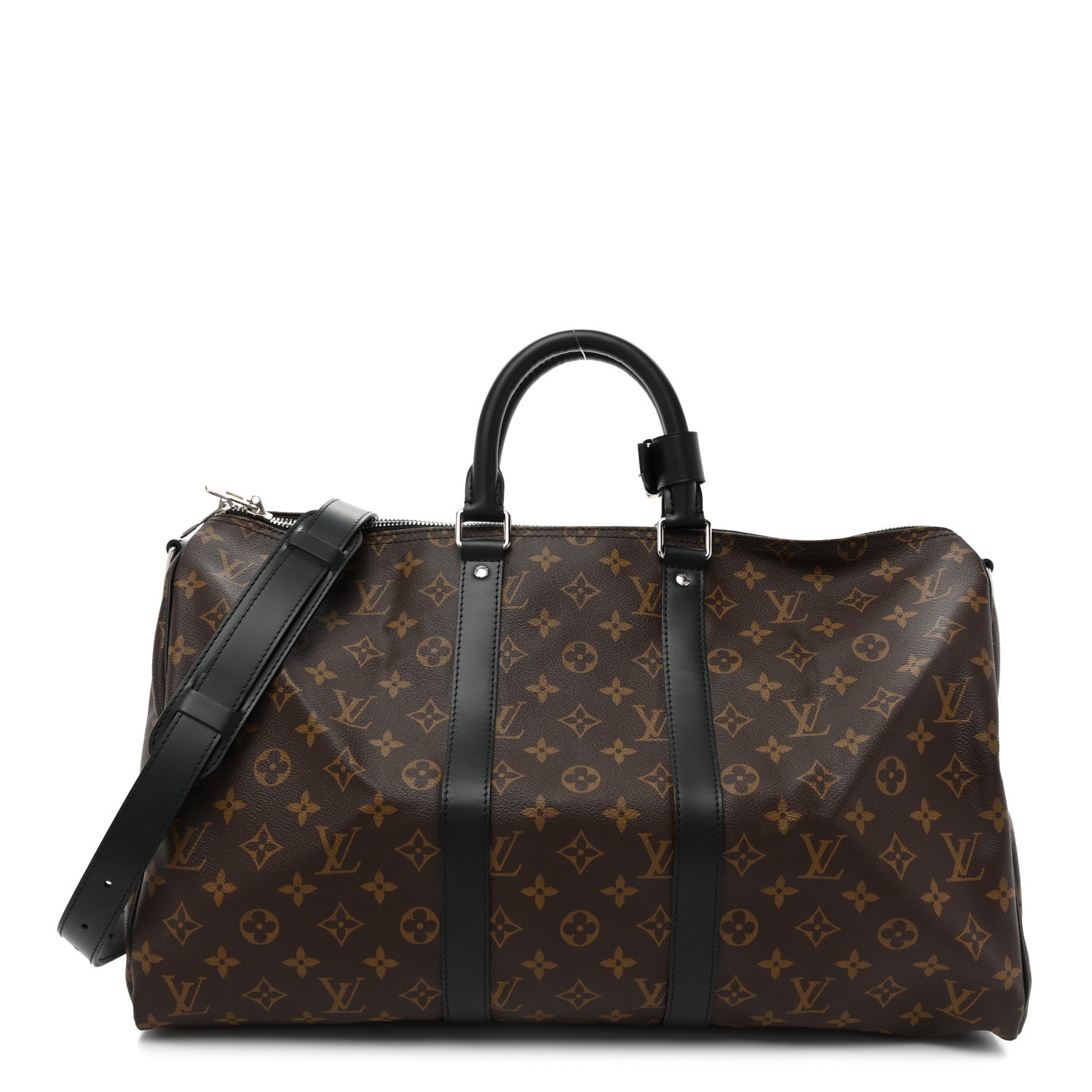 Louis Vuitton Monogram Macassar Keepall Bandouliere 45 1 of 8