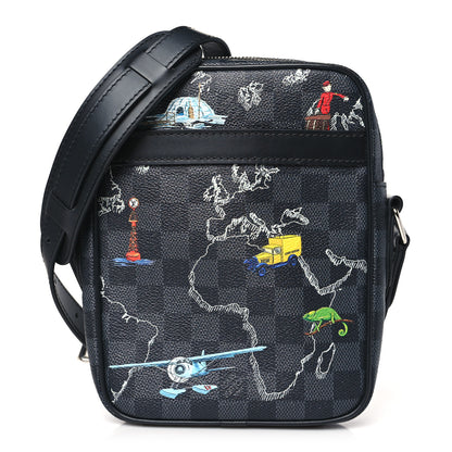 Louis Vuitton Damier Graphite Renaissance Slim Danube PM 1 of 9