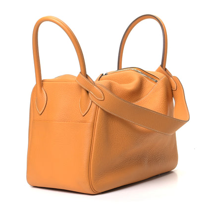 Hermes Taurillon Clemence Lindy 34 Moutard 2 of 5