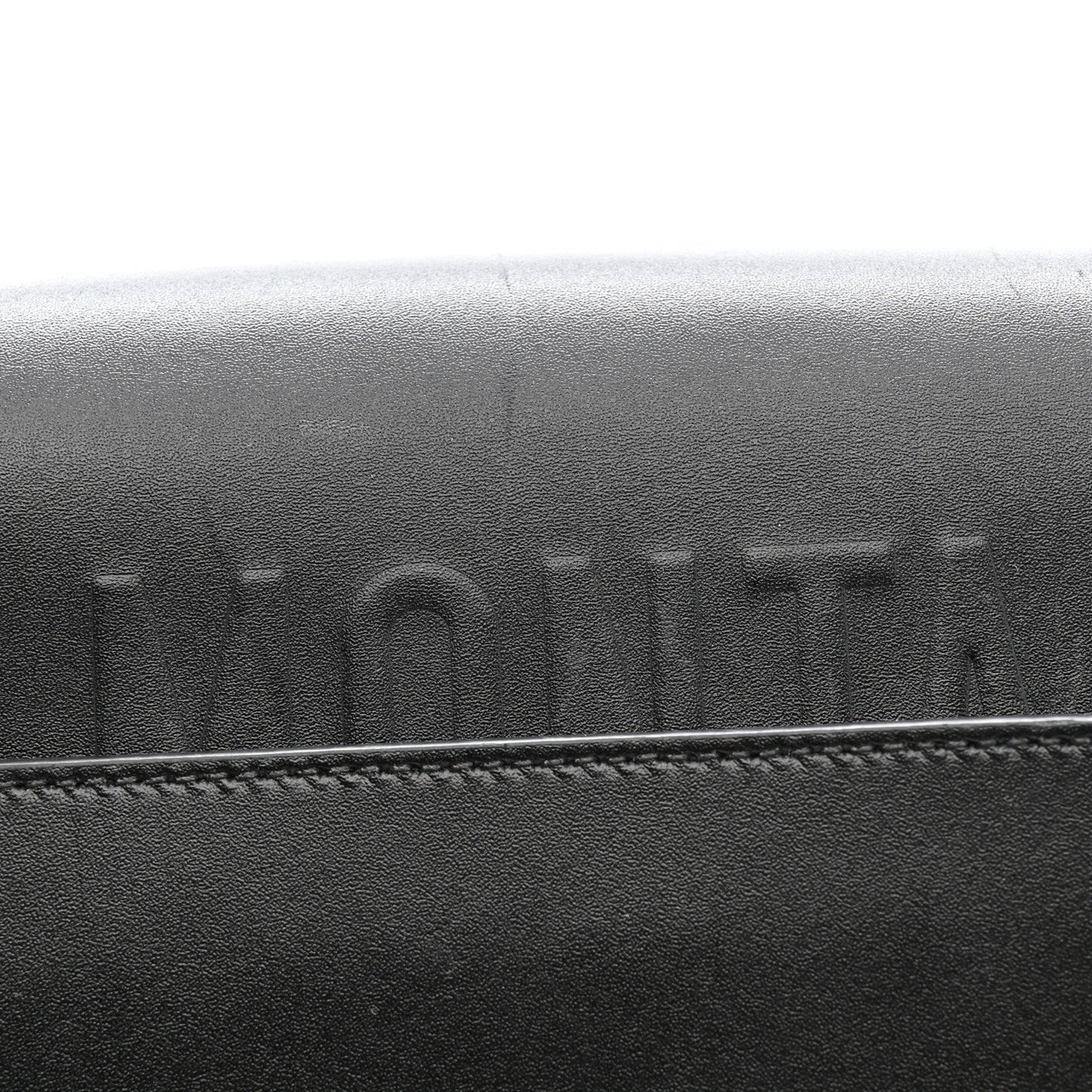 Box Calfskin Large Bobby Flap Black