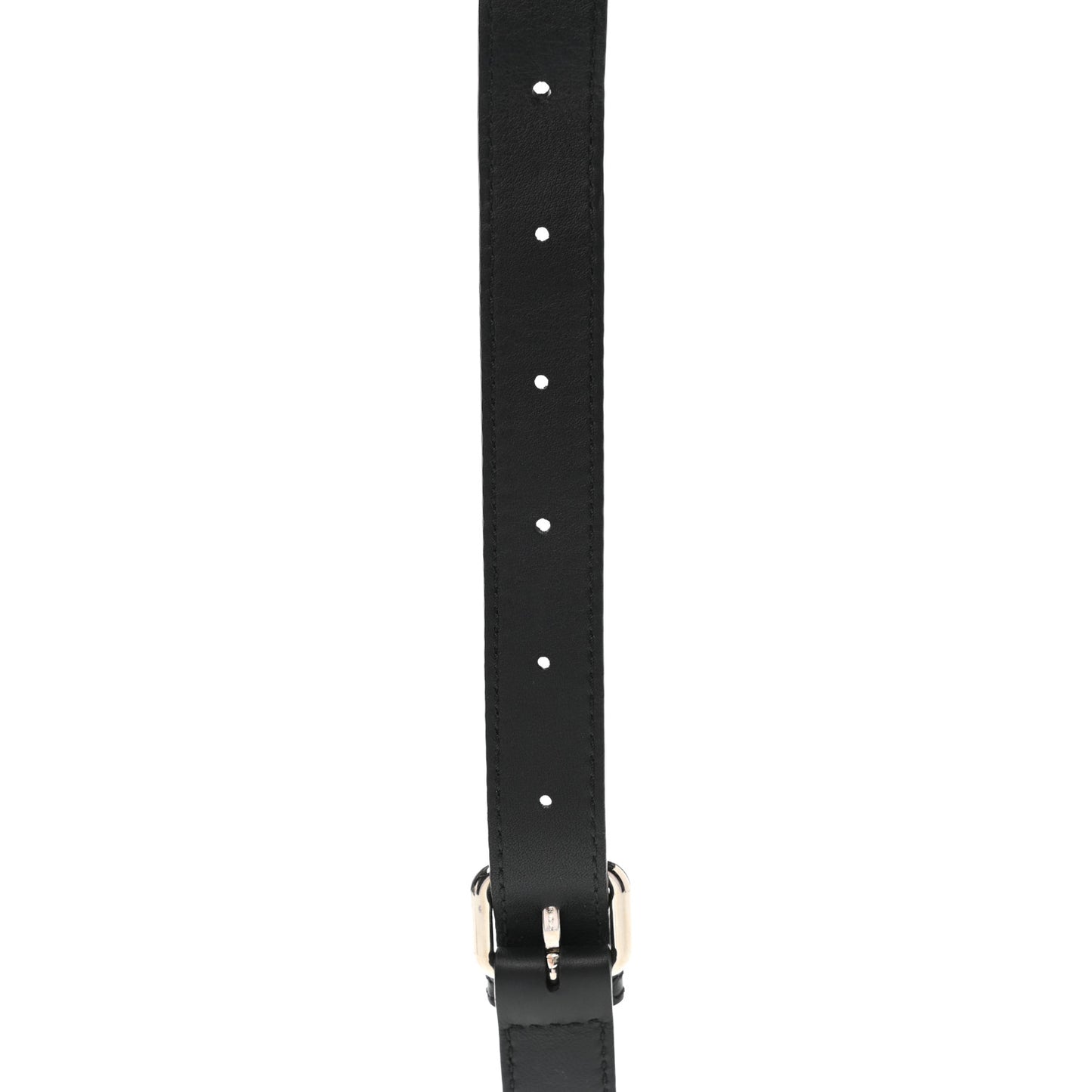 Calfskin Adjustable Peekaboo Strap Black